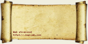 Vera Krnjinac vizit kartica